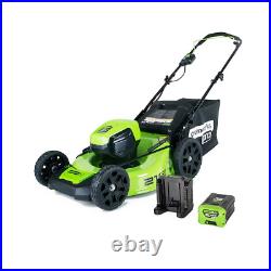 Greenworks Pro 60-volt 21-in Push Cordless Lawn Mower kit