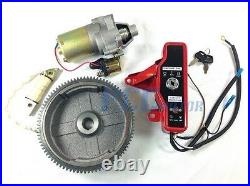 Gx160 Gx200 Electric Start Kit Starter Motor Flywheel Switch 9 St18+