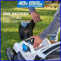 HART 40-Volt Cordless 20-inch Push Mower (1) 6.0 Ah Lithium Ion Battery