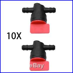 HIPA Pack of 10 1/4 Inline Fuel Cut off Shut Off Valve for Briggs & Stratton US