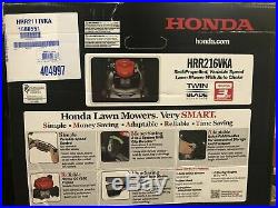 HONDA HRR216VKA Honda 21 in. 3-in-1 / NIB/ Gas Walk Behind Self Propelled Mower