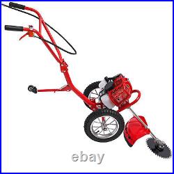 Hand Push Type Grass Cutter Lawn Mower Trimmer Gasoline Brush Cutting Machine