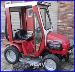 Honda 5518 Tractor 4 Wheel Steering 4wd With Curtis Cab & Snow Blower Low Hours