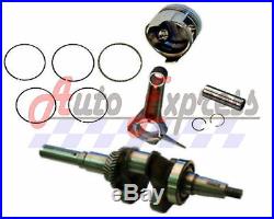 Honda Gx390 Roller Kit With Crankshaft Piston Rings Con Rod Pin And Clips Gx 390