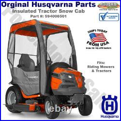 Husqvarna Insulated Tractor Snow Cab with Zippered Doors / 594008501, 531307170