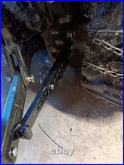 Improved 3 Point Hitch Adjustable Sway Linkage. Fits John Deere 1023,1025, and