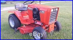 Ingersoll garden tractor with mower deck and snow blower