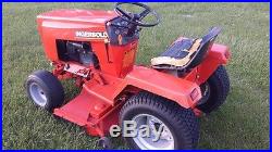 Ingersoll garden tractor with mower deck and snow blower