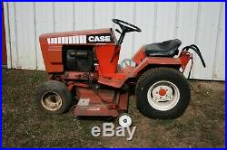 JI Case Lawn and Garden Tractor Model 222 and Mower and Blade