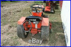 JI Case Lawn and Garden Tractor Model 222 and Mower and Blade