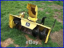 JOHN DEERE 110, 212, 214 SNOW BLOWER ATTACHMENT for LAWN TRACTOR / RIDING MOWER