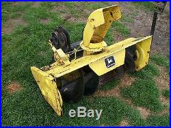 JOHN DEERE 110, 212, 214 SNOW BLOWER ATTACHMENT for LAWN TRACTOR / RIDING MOWER