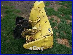 JOHN DEERE 110, 212, 214 SNOW BLOWER ATTACHMENT for LAWN TRACTOR / RIDING MOWER