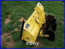 JOHN DEERE 110, 212, 214 SNOW BLOWER ATTACHMENT for LAWN TRACTOR / RIDING MOWER