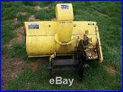 JOHN DEERE 110, 212, 214 SNOW BLOWER ATTACHMENT for LAWN TRACTOR / RIDING MOWER