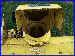 JOHN DEERE 110, 212, 214 SNOW BLOWER ATTACHMENT for LAWN TRACTOR / RIDING MOWER