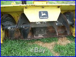 JOHN DEERE 110, 212, 214 SNOW BLOWER ATTACHMENT for LAWN TRACTOR / RIDING MOWER