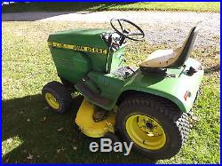 JOHN DEERE 212 16 HP LAWN TRACTOR RIDING MOWER WITH MOWING DECK
