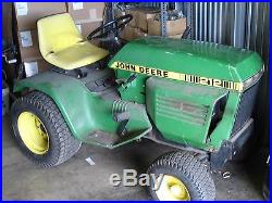 JOHN DEERE 212 LAWN TRACTOR RIDING MOWER WITH MOWING DECK