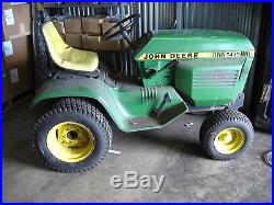 JOHN DEERE 212 LAWN TRACTOR RIDING MOWER WITH MOWING DECK