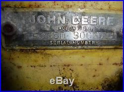 JOHN DEERE 400 TRACTOR WITH TILLER BLADE PLOW DECK KOHLER ENGINE