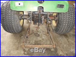 JOHN DEERE 400 TRACTOR WITH TILLER BLADE PLOW DECK KOHLER ENGINE