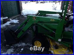 JOHN DEERE 40 LOADER 425 445 455 Garden Tractor