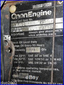 JOHN DEERE 420 ONAN ENGINE B48 20HP