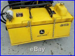 JOHN DEERE 445 with 3pt TILLER garden tractor lawn mower Kawasaki hydraulic bar