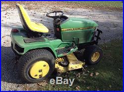 John Deere 455 Diesel Lawn Garden Tractor W 54 Mowing Deck