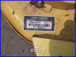 John Deere L345 48 Riding Mower Mowing Deck