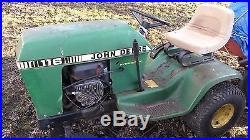 John Deere 116 Lawn Mower with Deck For Parts or Repair