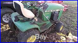 John Deere 116 Lawn Mower with Deck For Parts or Repair