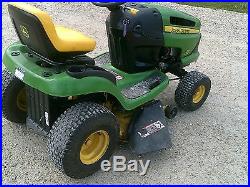 John Deere 125 automatic Riding mower JD tractor Foot Hydrostat 20 hp 42cut