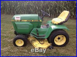 John Deere 212 Lawn Tractor Mower Used