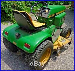 John Deere 212 Lawn Tractor with Accessories and Manuals