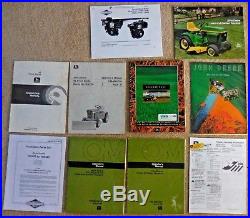 John Deere 212 Lawn Tractor with Accessories and Manuals