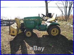 John Deere 212 Lawn and Garden Tractor with Snowblower Attachment