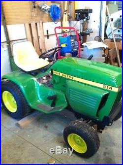 John Deere 214 Lawn Garden Tractor