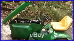 John Deere 216 Pulling Tractor Riding Lawn Mower Lawnmower