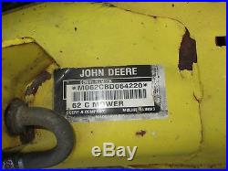 John Deere 2210 2305 X585 X595 62c Mower Deck With Gearbox & Drive Shaft