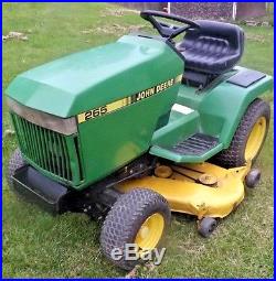 John Deere 265 Garden Tractor 17 HP Kawasaki Engine 48 Deck