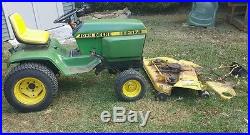 John Deere 300 Garden Tractor with Mower Deck & Rear Weight Bracket 314 316 317