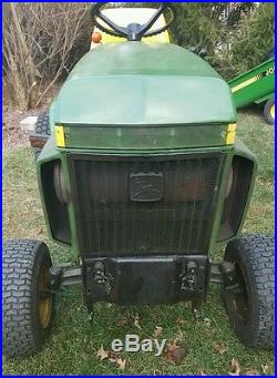 John Deere 300 Garden Tractor with Mower Deck & Rear Weight Bracket 314 316 317