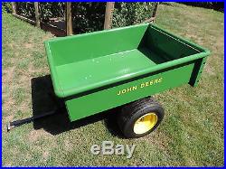 John Deere 316 Lawn tractor and utility cart