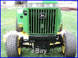 John Deere 316 Lawn tractor and utility cart