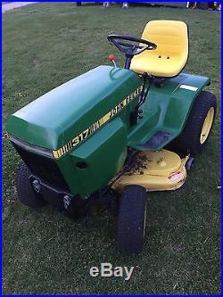 John Deere 317 Lawn Mower With42 Deck And Hydro Transmission
