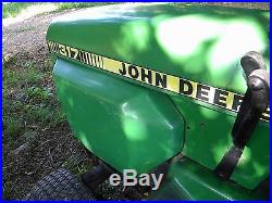 John Deere 317 Lawn Mower With48 Deck And Hydro Transmission