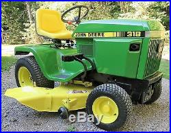 John Deere 318 Lawn & Garden Tractor / Mower