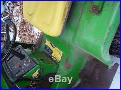 John Deere 318 with Snow Blower and Cab
